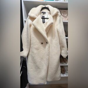 Elegant Cream Teddy Jacket